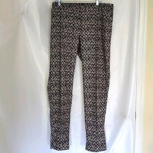 Long tall sally slim leg print pants size 16